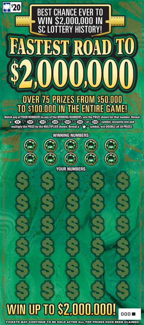 sc lottery scratch off remaining prizes|South Carolina man scratches off $300K lottery ticket days after purch.
